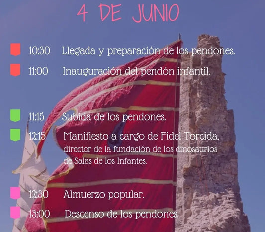 Subida de los Pendones al Castillo de Lara Escapadas rurales La Costana