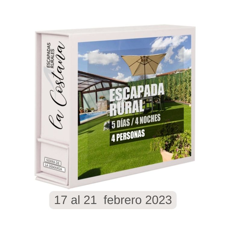 Escapada rural  "Carnaval" 4 personas del 17 al 21 febrero  2023