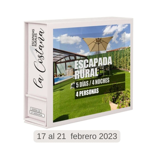 Escapada rural  "Carnaval" 4 personas del 17 al 21 febrero  2023